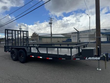 New 2025 Lamar 83  X 18' U5 - 10k Utility Equipment Trailer