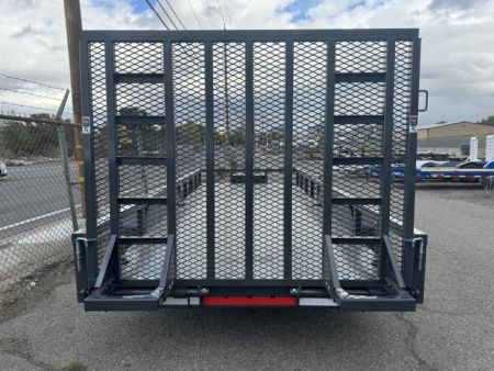 New 2025 Lamar 83  X 18' U5 - 10k Utility Equipment Trailer
