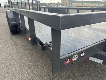 New 2025 Lamar 83  X 18' U5 - 10k Utility Equipment Trailer