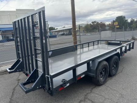 New 2025 Lamar 83  X 18' U5 - 10k Utility Equipment Trailer
