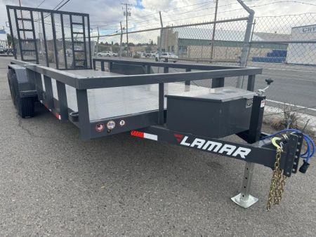 New 2025 Lamar 83  X 18' U5 - 10k Utility Equipment Trailer