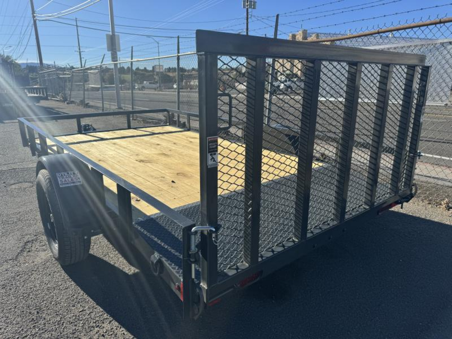 New 2025 Lamar 77" X 12' UC - 3K UTV Utility Trailer