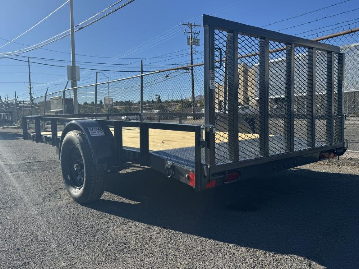 New 2025 Lamar 77" X 12' UC - 3K UTV Utility Trailer