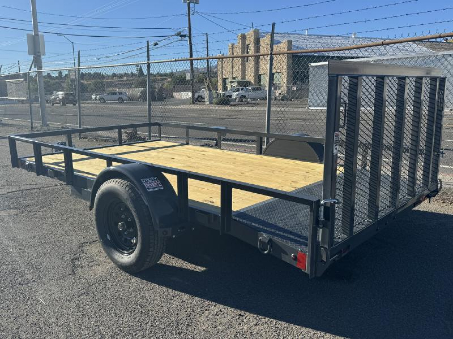 New 2025 Lamar 77" X 12' UC - 3K UTV Utility Trailer