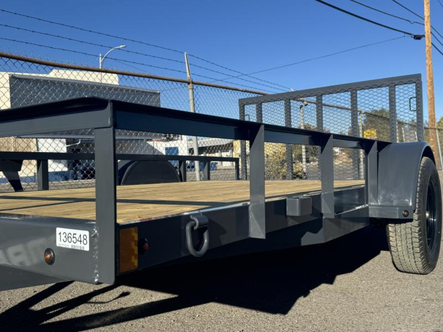 New 2025 Lamar 77" X 12' UC - 3K UTV Utility Trailer