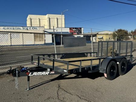New 2025 Lamar 77" X 12' UC - 3K UTV Utility Trailer