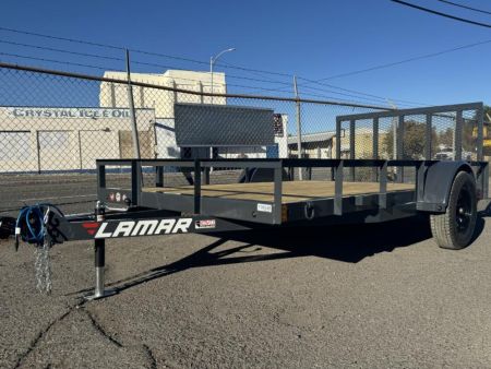 New 2025 Lamar 77" X 12' UC - 3K UTV Utility Trailer