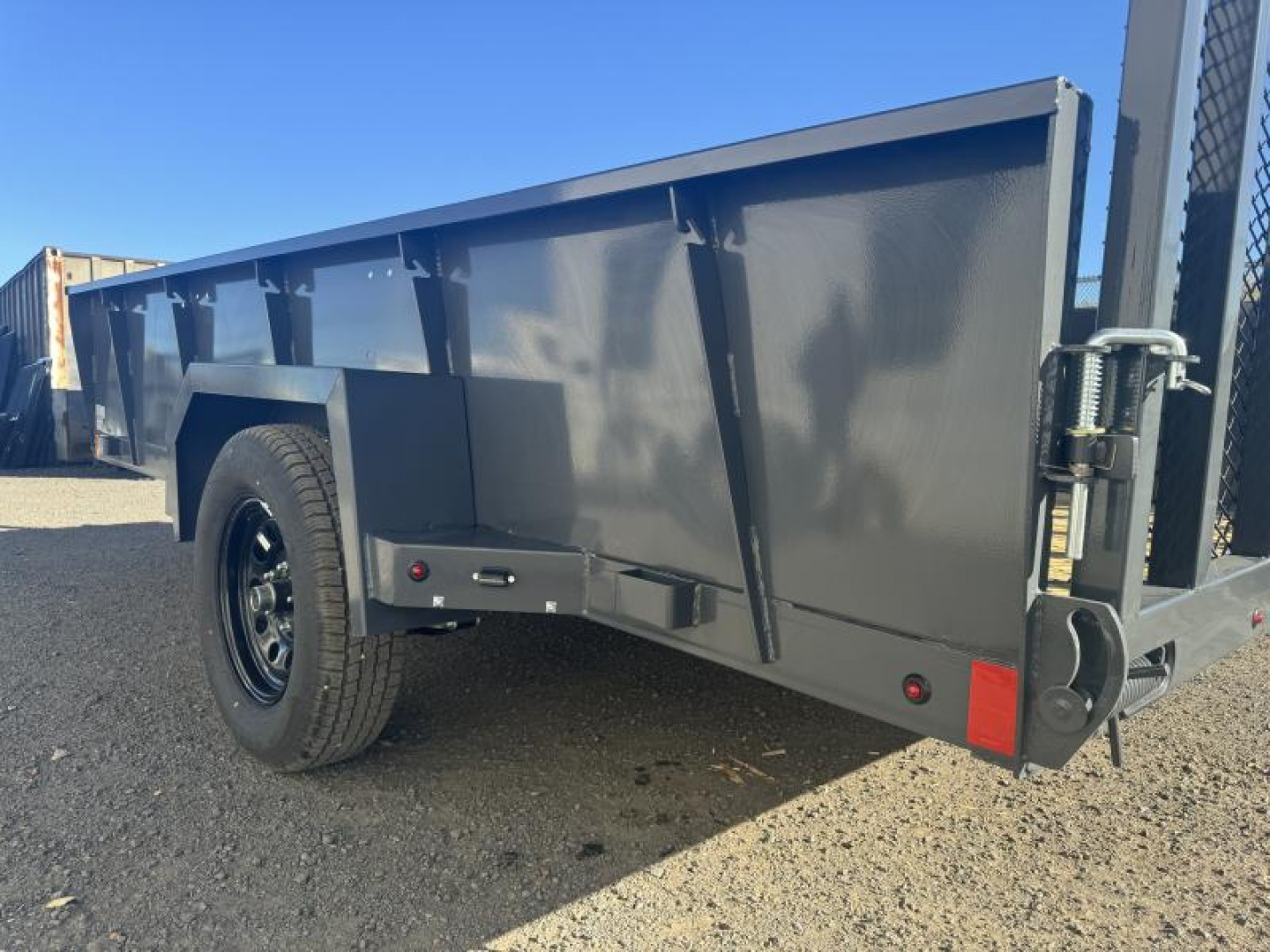 New 2025 Lamar 77" X 12' US - 3K Solid Side Landscape Utility Trailer