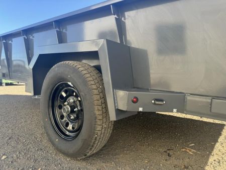 New 2025 Lamar 77" X 12' US - 3K Solid Side Landscape Utility Trailer
