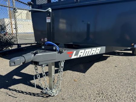 New 2025 Lamar 77" X 14' US - 7K Solid Side Landscape Utility Trailer
