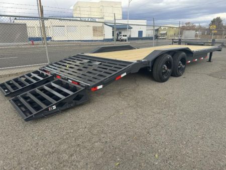 New 2025 Lamar 102  X 24' H8 - 16K Buggy Hauler / Equipment Hauler Trailer