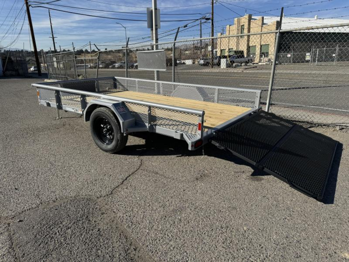 New 2025 Diamond C PSA 77"x12' - 3K Landscape Utility Trailer