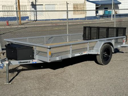 New 2025 Diamond C PSA 77"x12' - 3K Landscape Utility Trailer