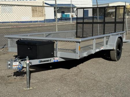 New 2025 Diamond C PSA 77"x12' - 3K Landscape Utility Trailer
