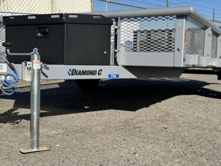 New 2025 Diamond C PSA 77"x12' - 3K Landscape Utility Trailer