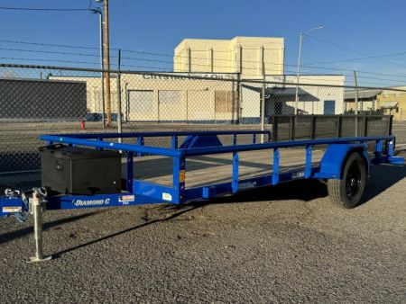 New 2025 Diamond C PSA 83"x14' - 3K Landscape Utility Trailer