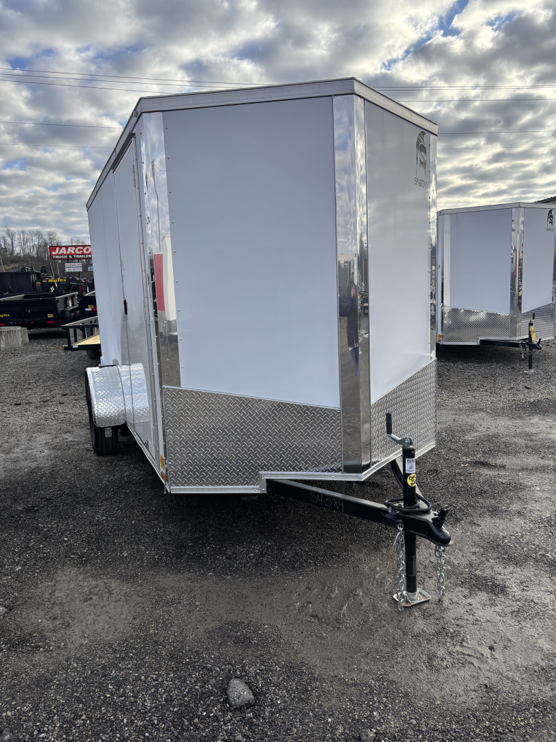 New 2026 Spartan 6X12 Cargo / Enclosed Trailer (WHITE)