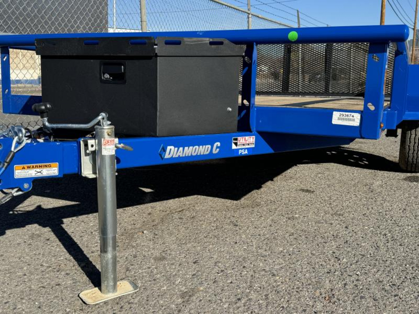 New 2025 Diamond C PSA 77"x10' - 3K Landscape Utility Trailer