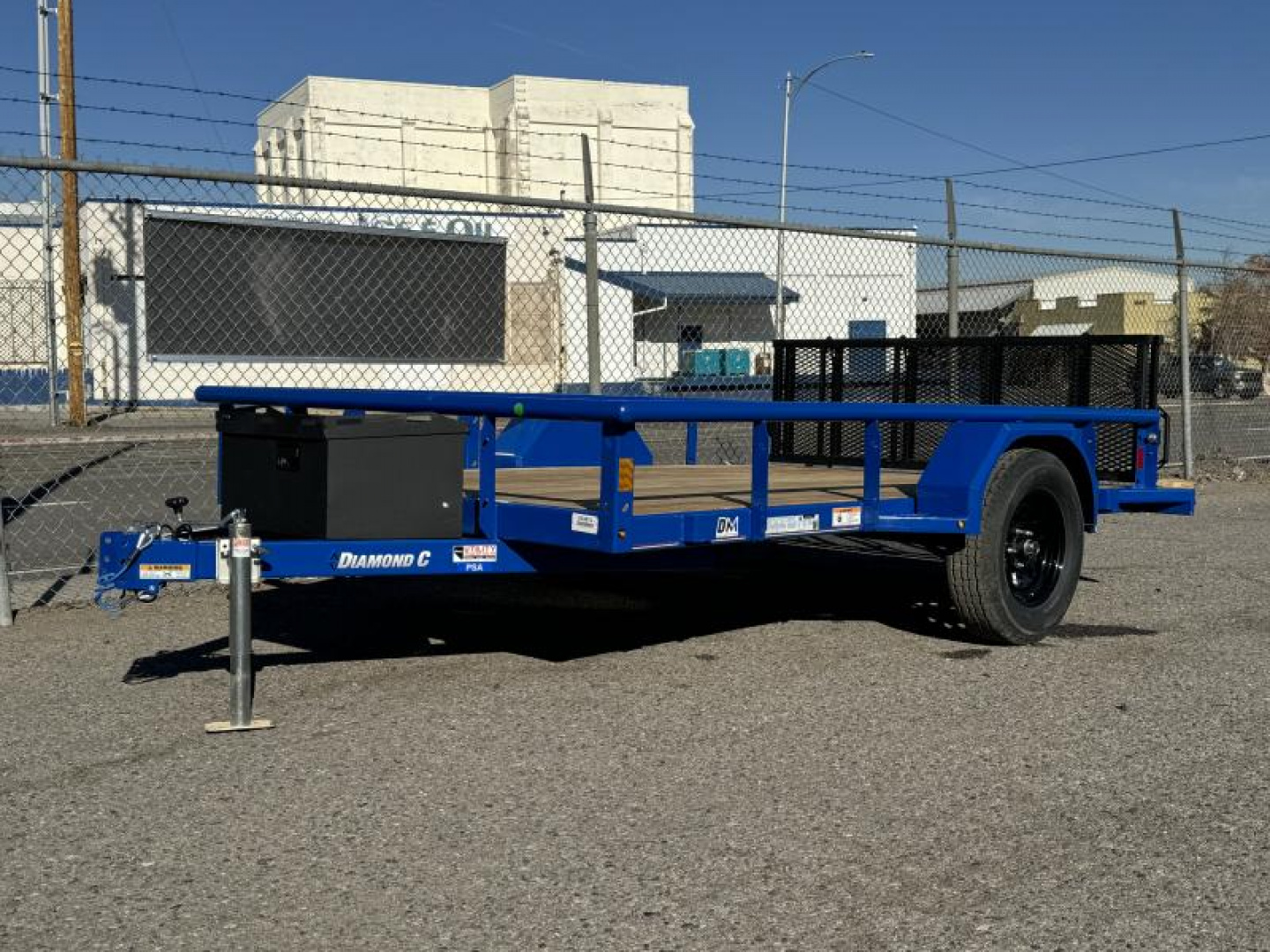 New 2025 Diamond C PSA 77"x10' - 3K Landscape Utility Trailer