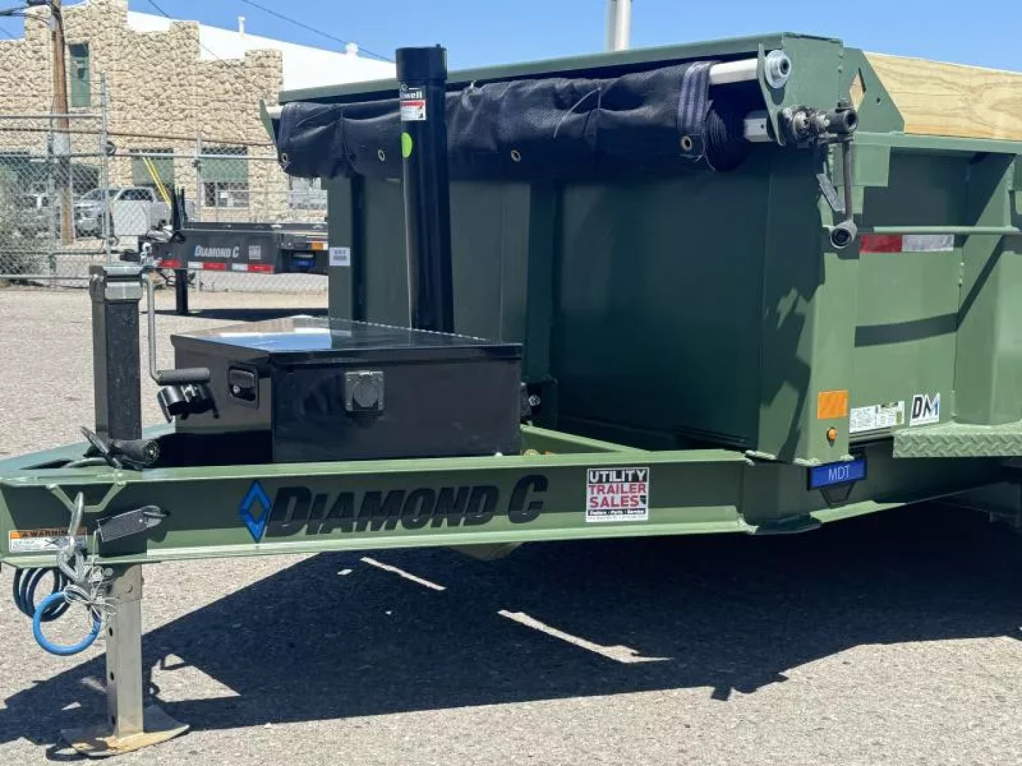 New 2025 Diamond C MDT 60"x10' - 10K Telescopic Dump Trailer