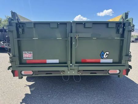 New 2025 Diamond C MDT 60"x10' - 10K Telescopic Dump Trailer