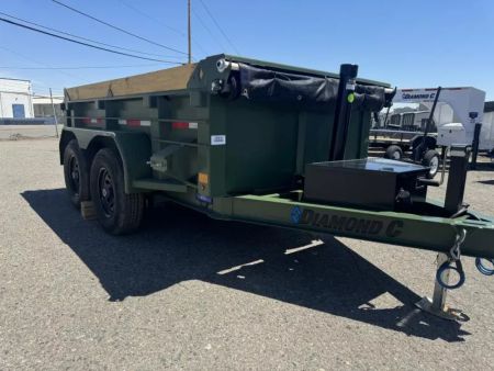 New 2025 Diamond C MDT 60"x10' - 10K Telescopic Dump Trailer