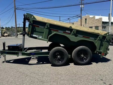 New 2025 Diamond C MDT 60"x10' - 10K Telescopic Dump Trailer