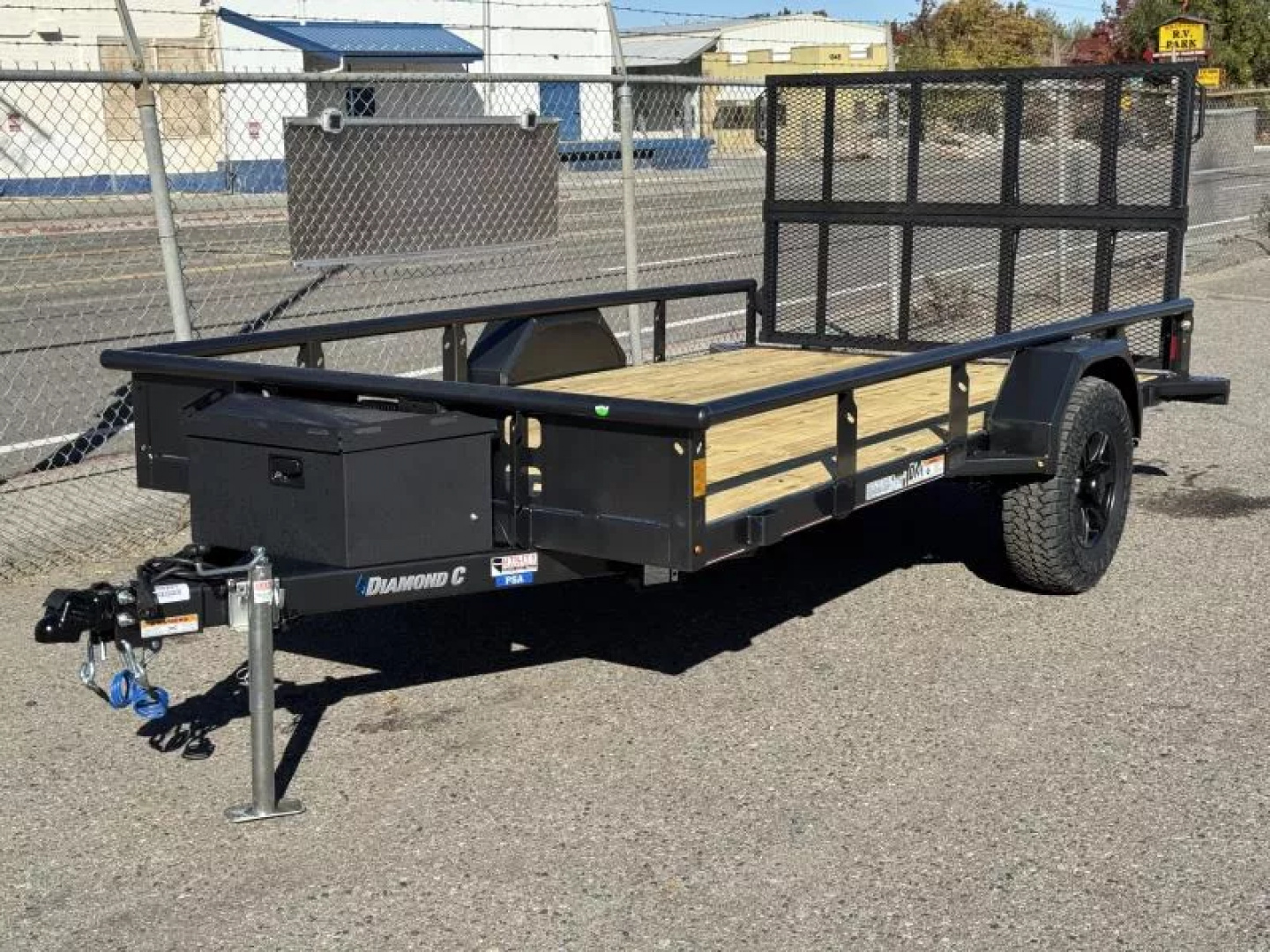 New 2027 Diamond C PSA 77"x12' Venture Edition - 6K UTV Utility Trailer