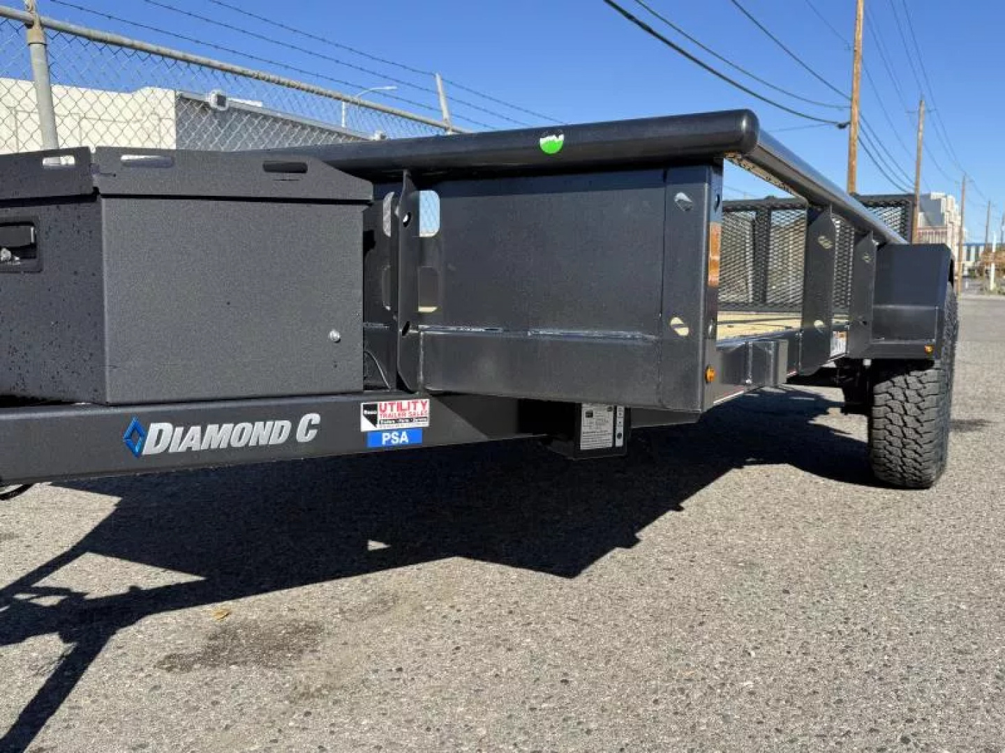 New 2027 Diamond C PSA 77"x12' Venture Edition - 6K UTV Utility Trailer