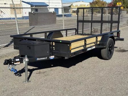 New 2027 Diamond C PSA 77"x12' Venture Edition - 6K UTV Utility Trailer