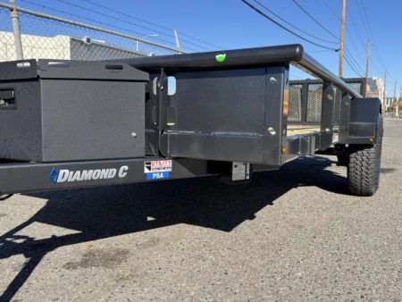 New 2027 Diamond C PSA 77"x12' Venture Edition - 6K UTV Utility Trailer