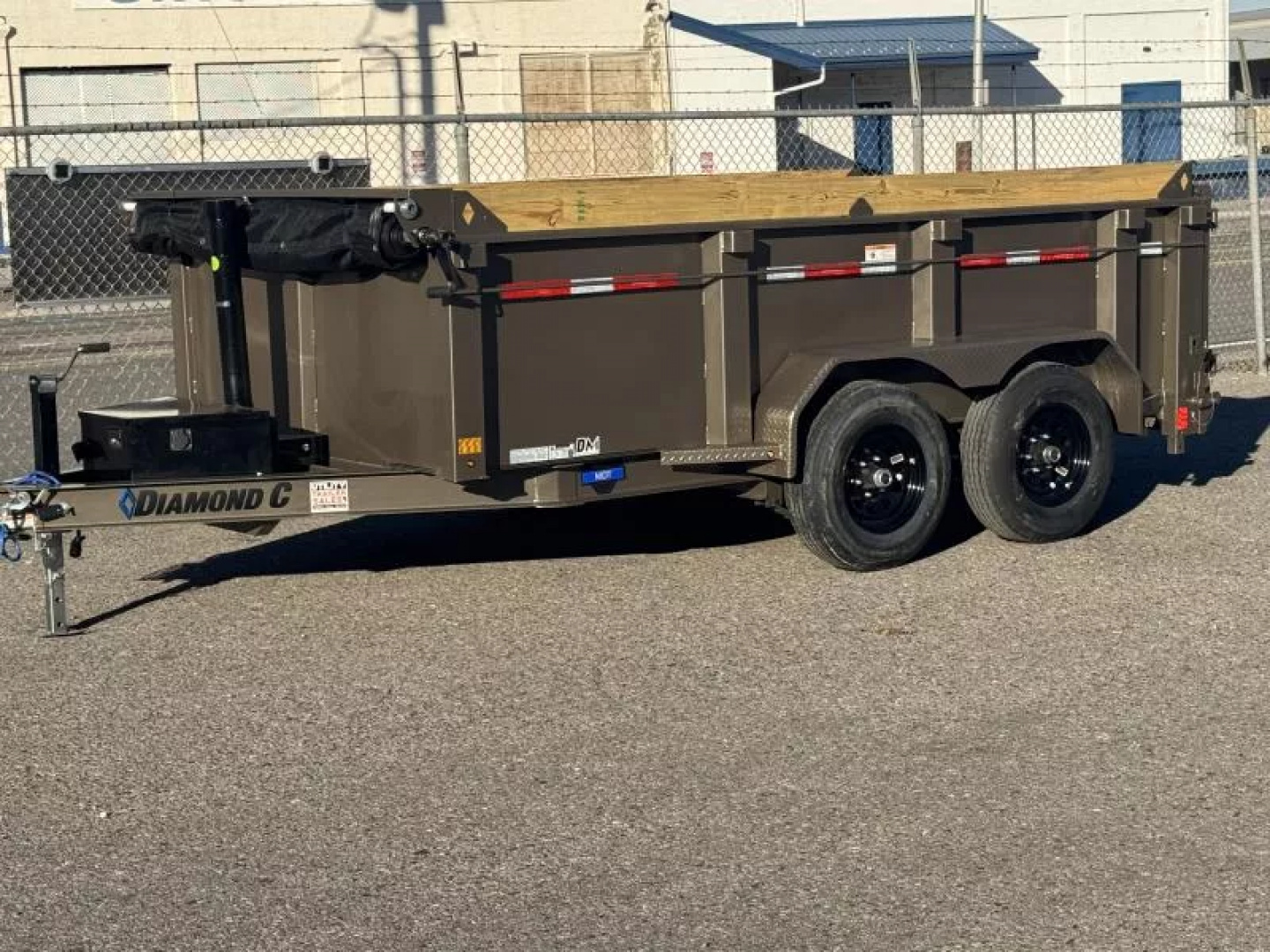 New 2027 Diamond C MDT 12' 32" Sides- 10K Telescopic Dump Trailer