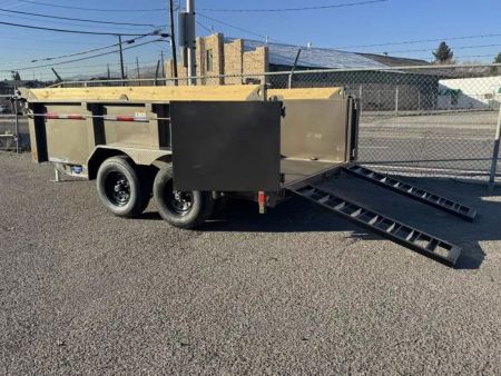 New 2027 Diamond C MDT 12' 32" Sides- 10K Telescopic Dump Trailer