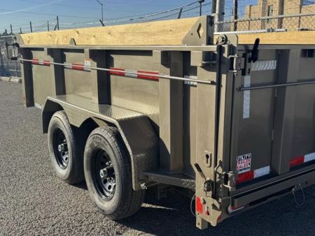 New 2027 Diamond C MDT 12' 32" Sides- 10K Telescopic Dump Trailer