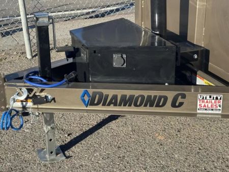 New 2027 Diamond C MDT 12' 32" Sides- 10K Telescopic Dump Trailer