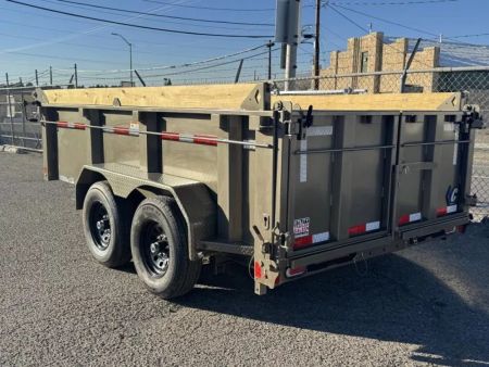 New 2027 Diamond C MDT 12' 32" Sides- 10K Telescopic Dump Trailer