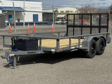 New 2027 Diamond C GTU 83"x14' - 7K UTV Utility Trailer