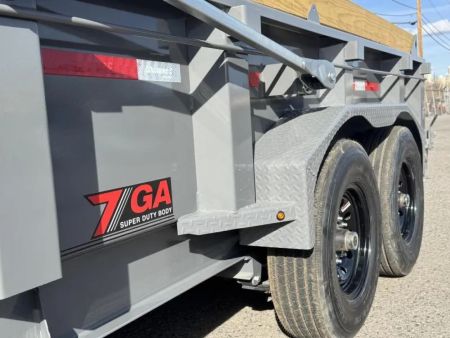 New 2027 Diamond C LPT 14' 7 GA. - 15.5K Telescopic Dump Trailer