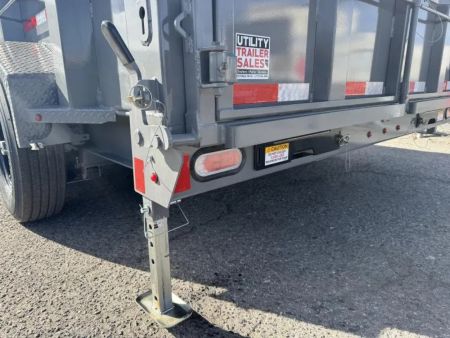 New 2027 Diamond C LPT 14' 7 GA. - 15.5K Telescopic Dump Trailer