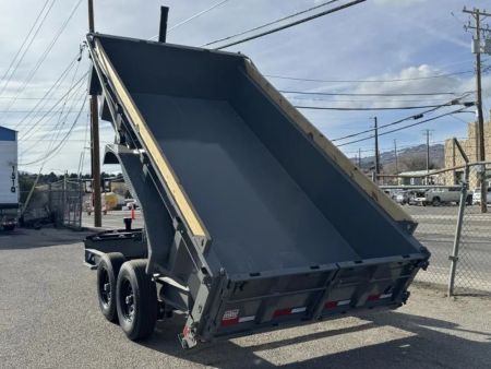 New 2027 Diamond C LPT 14' 7 GA. - 15.5K Telescopic Dump Trailer