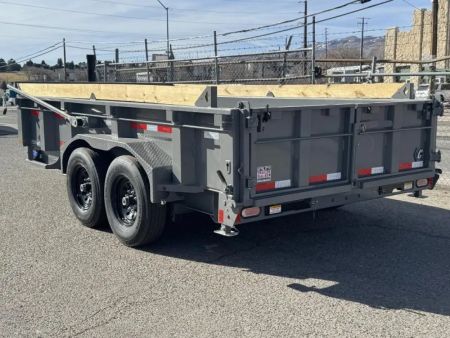 New 2027 Diamond C LPT 14' 7 GA. - 15.5K Telescopic Dump Trailer