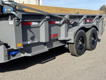 New 2027 Diamond C LPT 14' 7 GA. - 15.5K Telescopic Dump Trailer