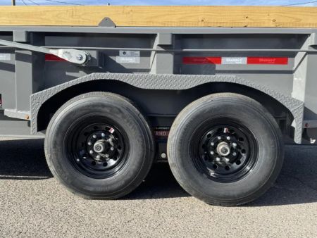 New 2027 Diamond C LPT 14' 7 GA. - 15.5K Telescopic Dump Trailer