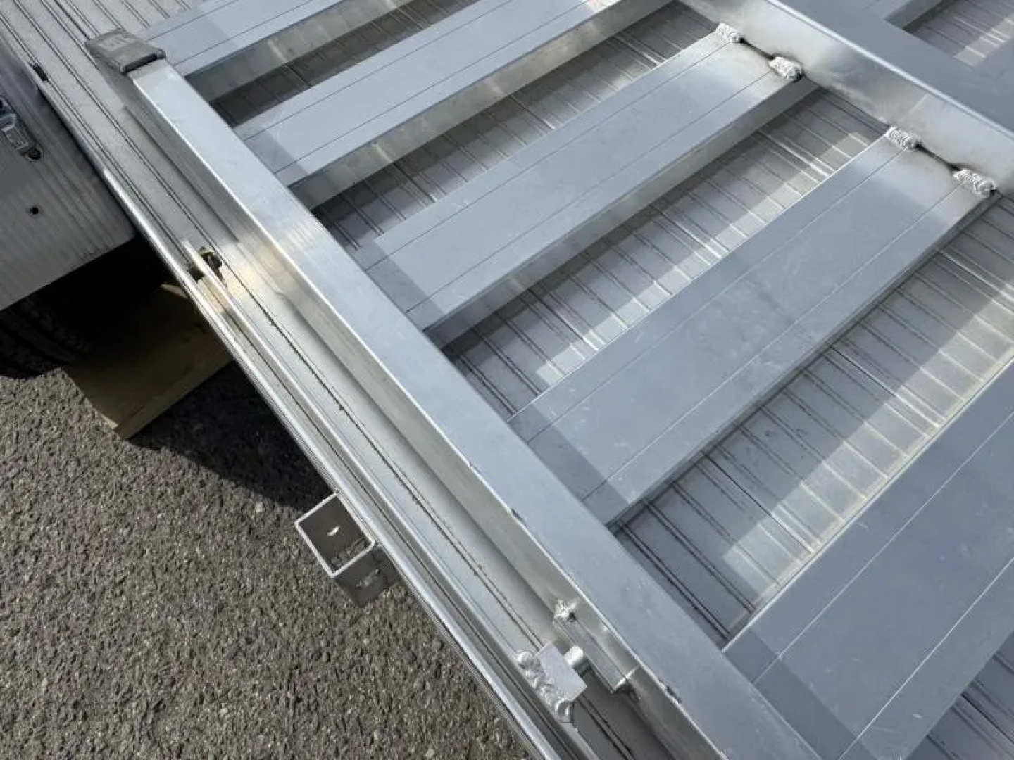 New 2026 Bear Track BTU76144F 76"x12' - 3.5K Aluminum Utility Trailer