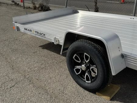 New 2026 Bear Track BTU76144F 76"x12' - 3.5K Aluminum Utility Trailer