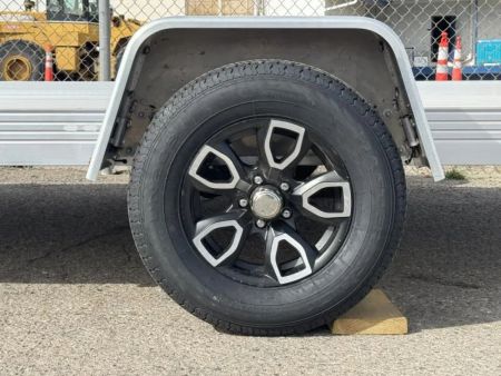 New 2026 Bear Track BTU76144F 76"x12' - 3.5K Aluminum Utility Trailer