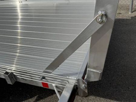 New 2026 Bear Track BTU76144F 76"x12' - 3.5K Aluminum Utility Trailer