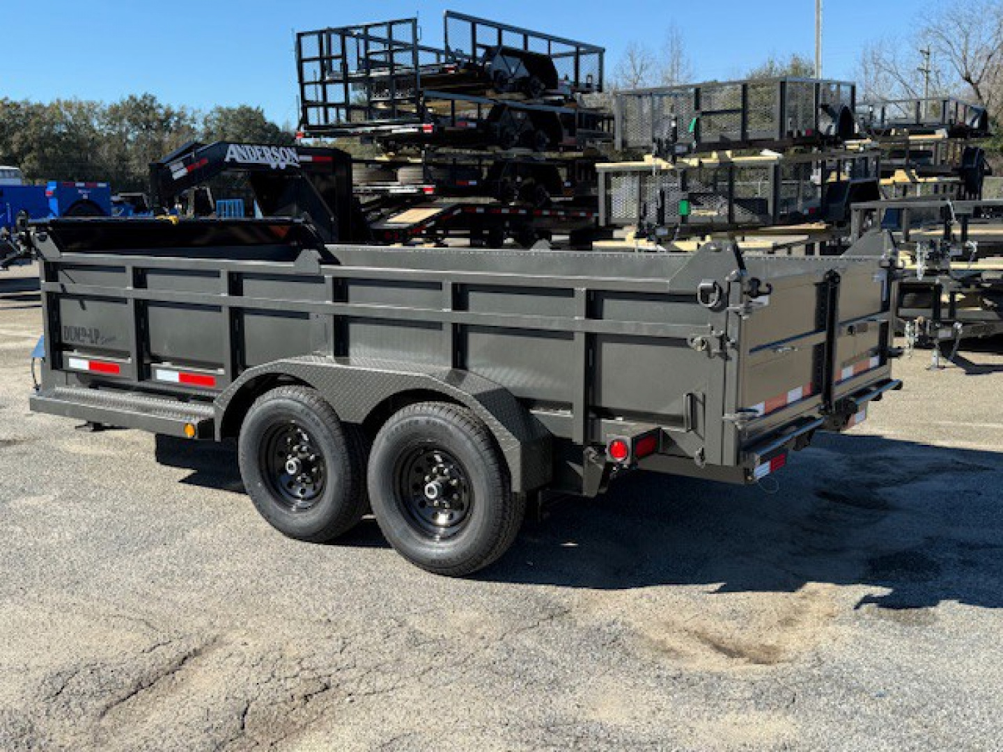 New 2026 Anderson 7x16x2' 16k Dump Trailer