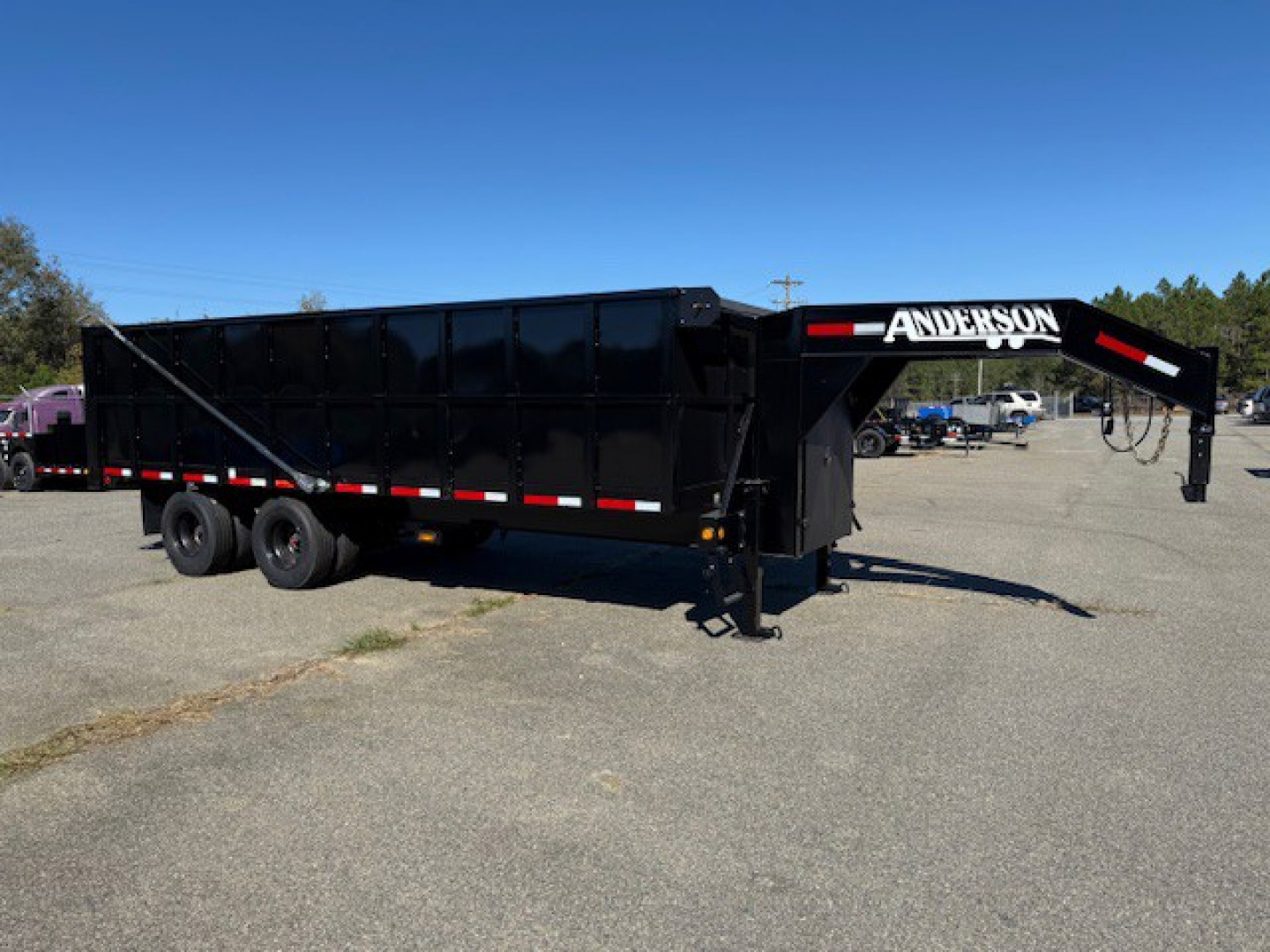 New 2026 Anderson 8.5x20' Gooseneck Dump