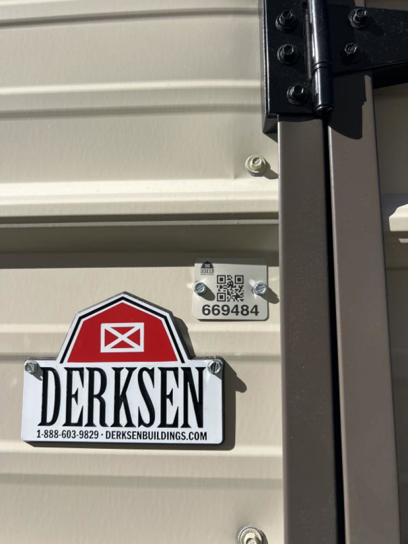 New 2024 Derksen Best Value Side 12x20 EMUT Utility Shed